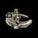 Sterling Silver TSF Earl Plummer Stone Inlay Navajo / Native American Rabbit Brooch / Pendant