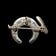 Sterling Silver TSF Earl Plummer Stone Inlay Navajo / Native American Rabbit Brooch / Pendant