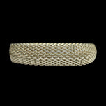 Tiffany & Co Sterling Silver Somerset Mesh Bangle Bracelet 8” Version Xtra Large