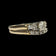 14K Yellow & White Gold Birks 1/4 CT Diamond Engagement Ring & Band Set Size 4 3/4