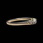 14K Yellow & White Gold Birks 1/4 CT Diamond Engagement Ring & Band Set Size 4 3/4