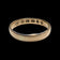 Antique 18K Yellow Gold Victorian Era Band 1878 Birmingham Size 5 3/4