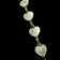 Volmer Bahner Denmark Sterling / Vermeil Guilloché Enamel Heart Bracelet