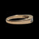 14K / 18K Yellow Gold Bezel Set Diamond Band Size 5 3/4