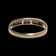 14K / 18K Yellow Gold Bezel Set Diamond Band Size 5 3/4