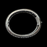 Zina of Beverly Hills Lattice Pattern Modernist Hinge Bangle / Bracelet
