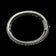 Zina of Beverly Hills Lattice Pattern Modernist Hinge Bangle / Bracelet