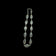Zina Beverly Hills Designer Sterling Silver Openwork Floral Panel Necklace