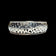 Zina of Beverly Hills Lattice Pattern Modernist Hinge Bangle / Bracelet
