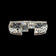 Zina of Beverly Hills Lattice Pattern Modernist Hinge Bangle / Bracelet