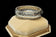 Zina of Beverly Hills Lattice Pattern Modernist Hinge Bangle / Bracelet